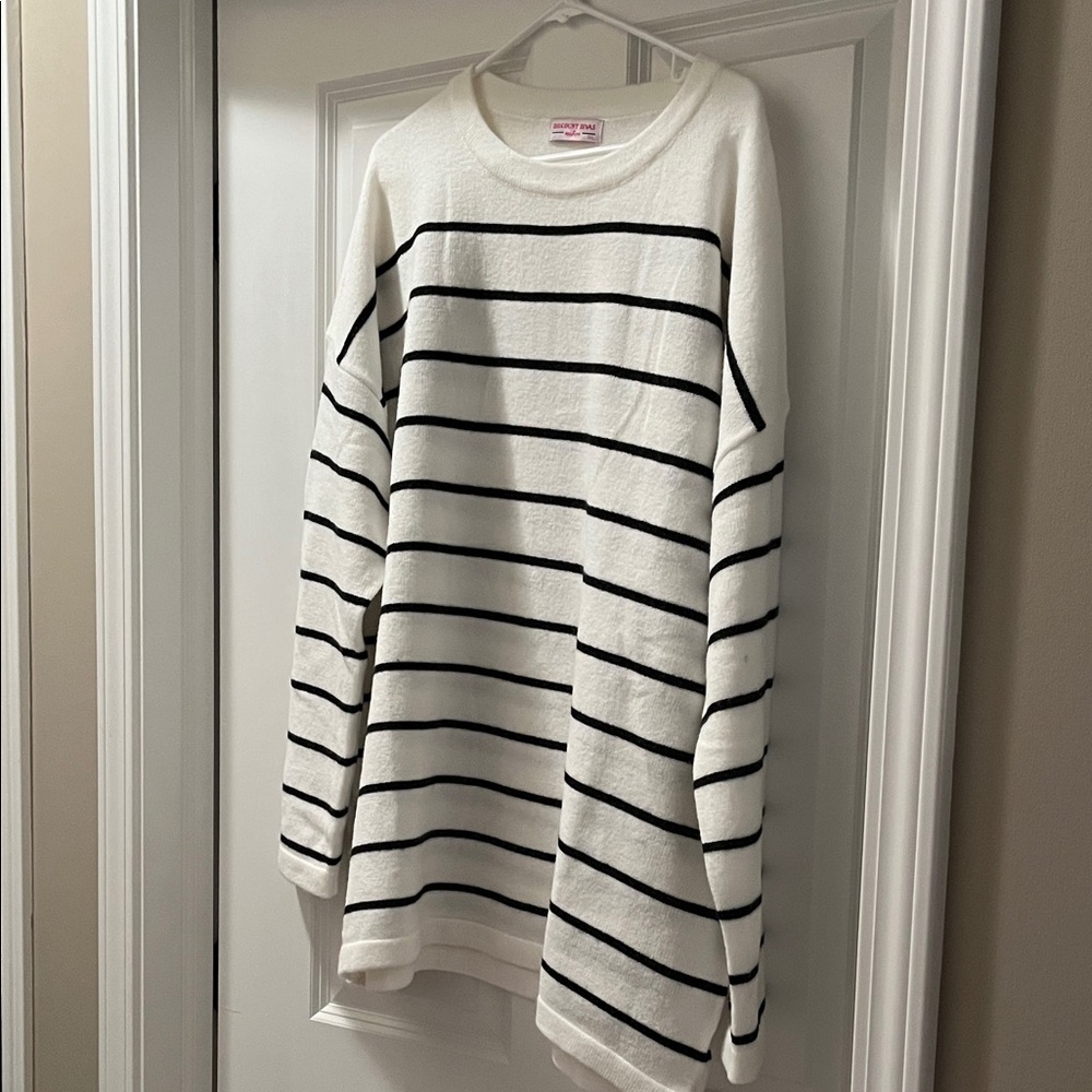 NWT Ivory Stripe Sweater
